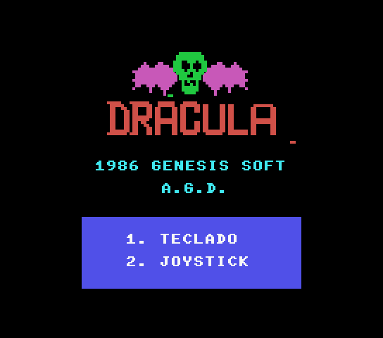 MSX Video-Play Nº 1 - Drácula
